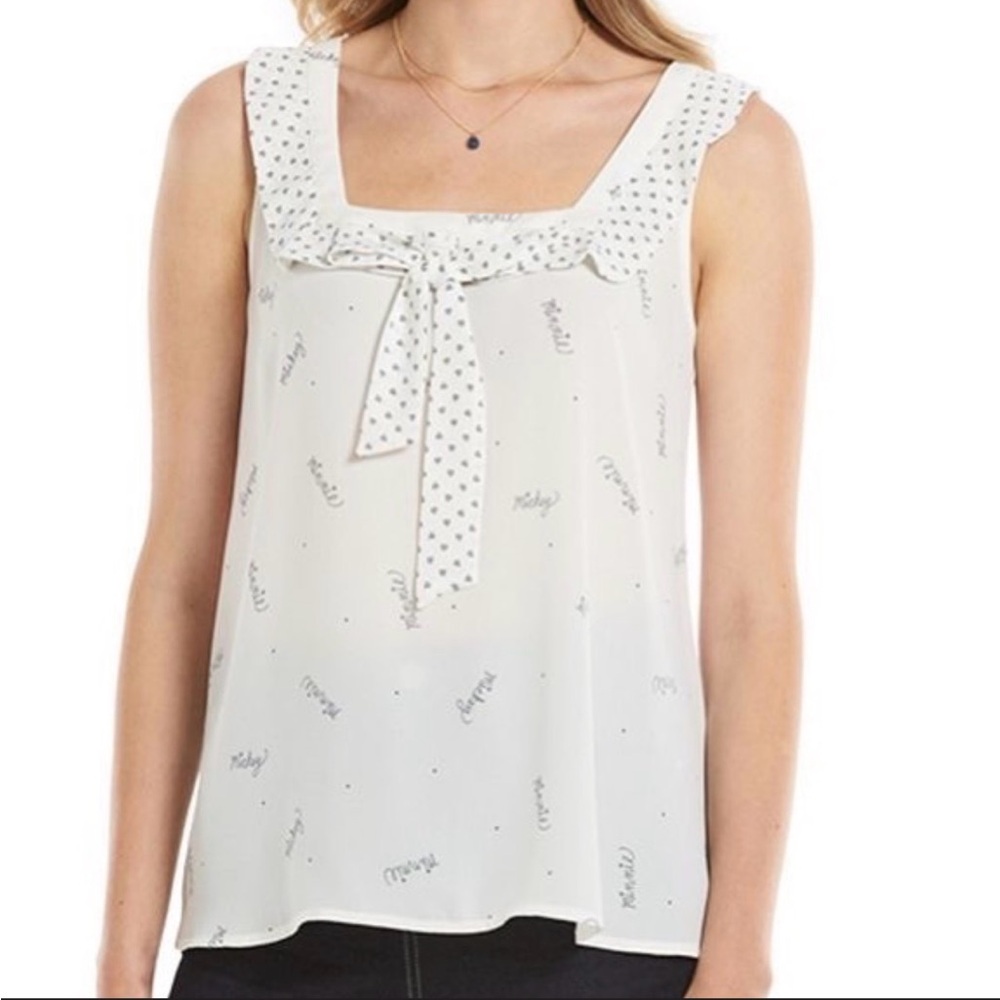 Disney LC Lauren Conrad featuring a Minnie and Mickey Mouse script print L